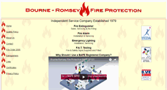 Desktop Screenshot of bournefire.co.uk