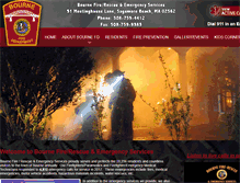 Tablet Screenshot of bournefire.com